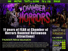 Tablet Screenshot of fallriverhauntedhouse.com